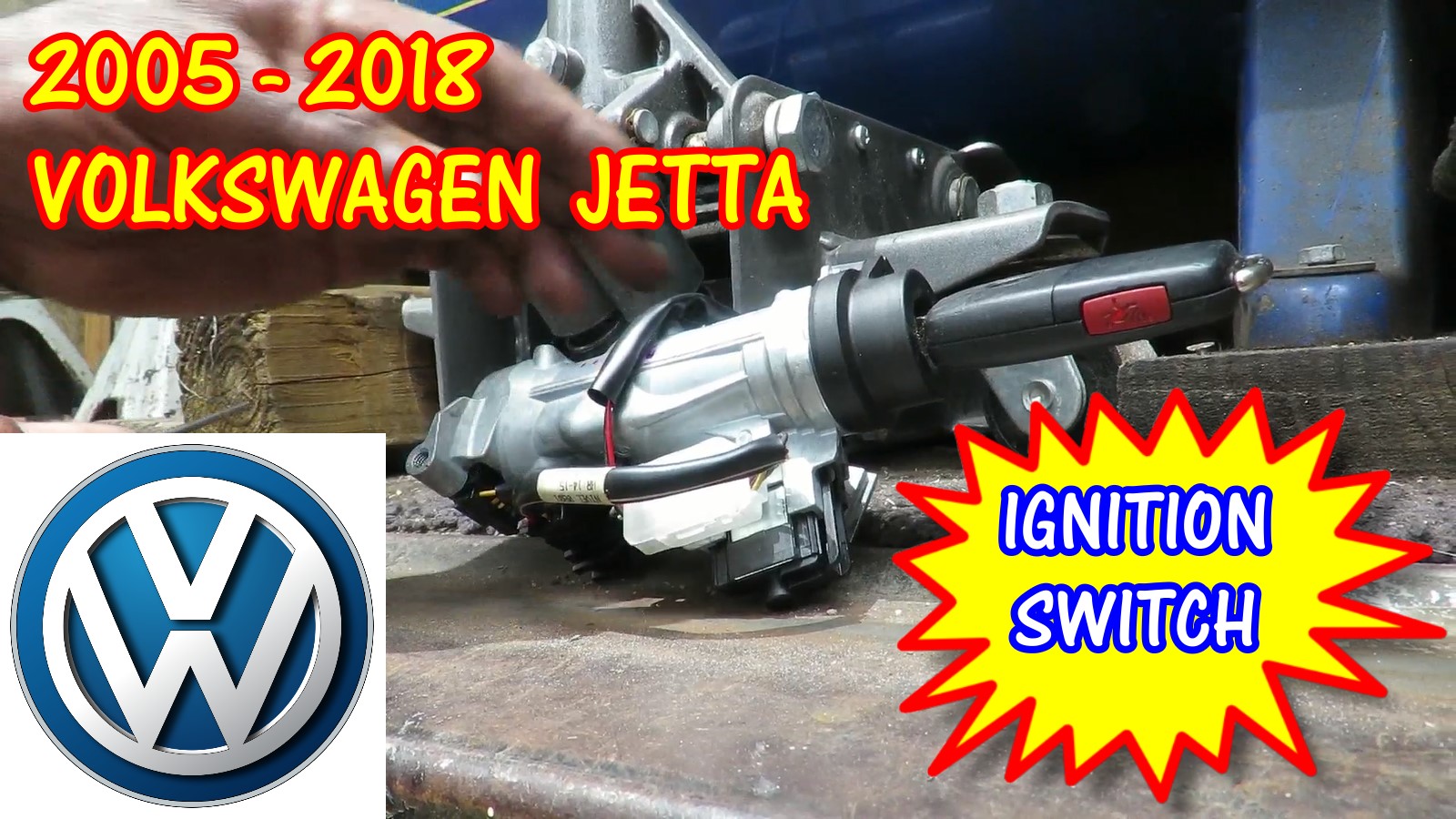 Volkswagen Jetta Beetle KEY WILL NOT TURN Ignition Lock Cylinder Housing Replacement