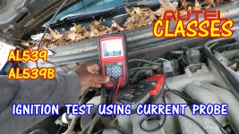 Checking Ignition Misfire Using The Autel AL539, AL539B, and a CURRENT PROBE
