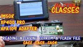 Autel IM508 And XP400 Pro - Reading And Saving The EEPROM And Flash File - CAS2 CAS3 CAS4