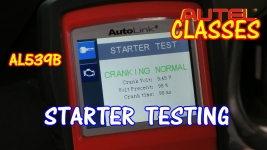 How To Test Your Starter Using The Autel AL539B