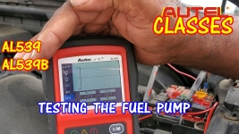 Testing For A Good Or Bad Fuel Pump Using The Autel AL539B Or AL539
