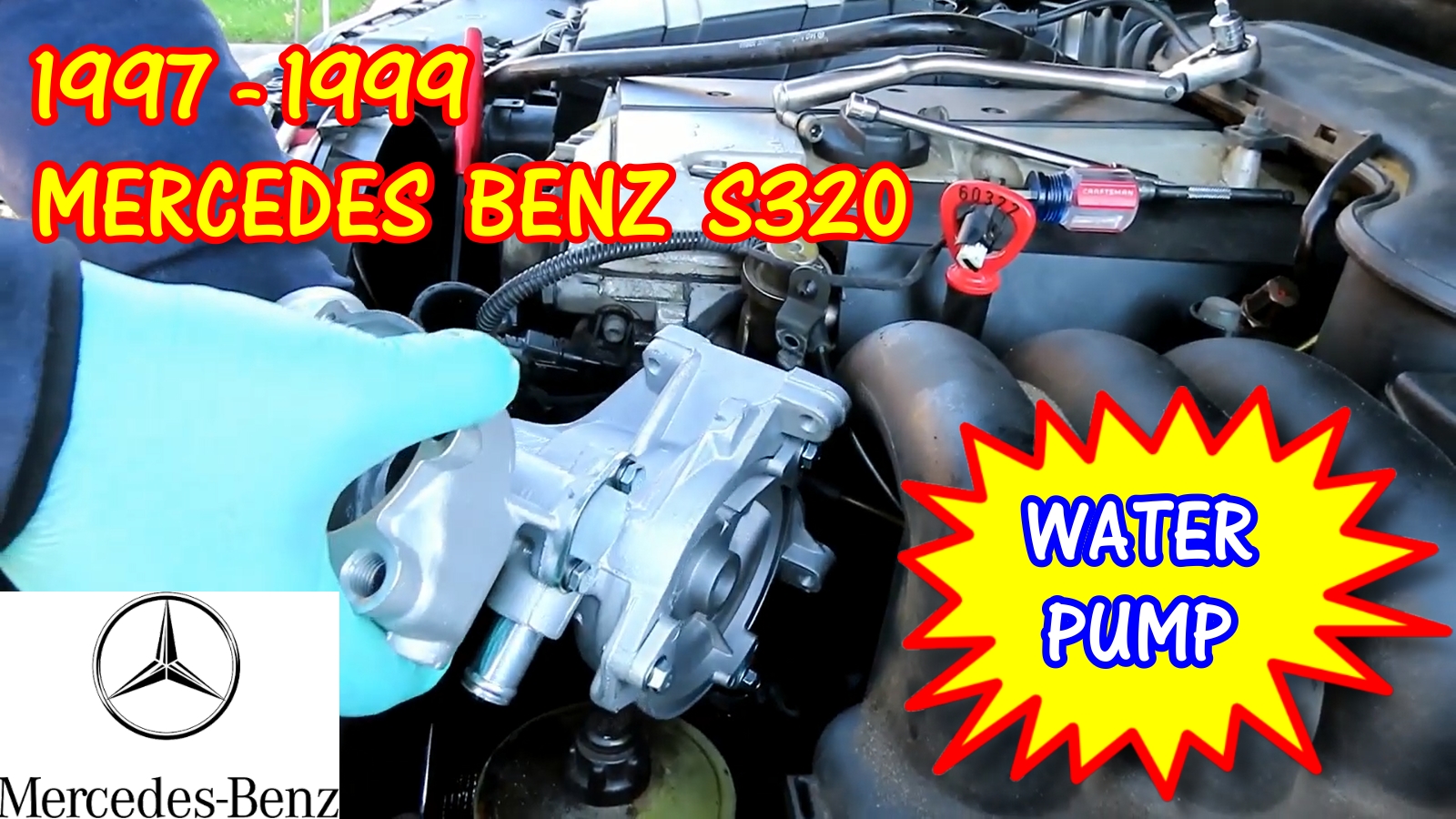 1997-1999 Mercedes Benz S320 Water Pump Replacement