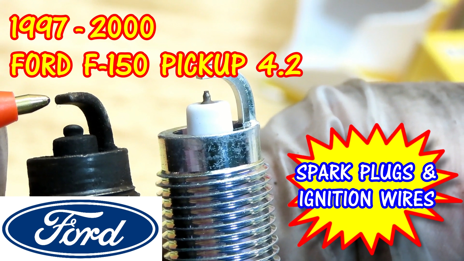 1997-2000 Ford F150 Pickup 4.2 Spark Plugs And Ignition Wires Replacement