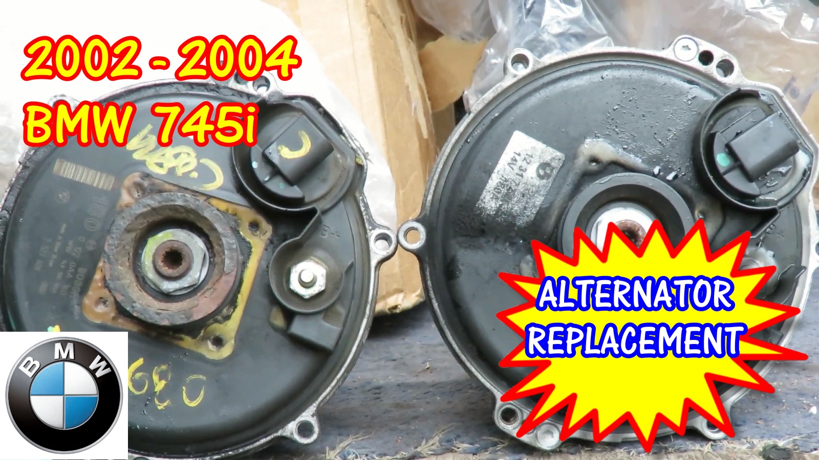 2002-2004 BMW 745i Alternator Replacement