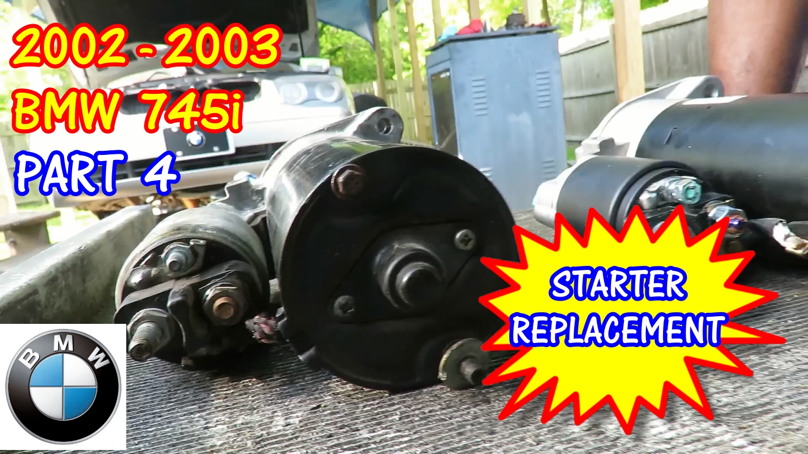 2002-2003 BMW 745i Starter Replacement - Part 4