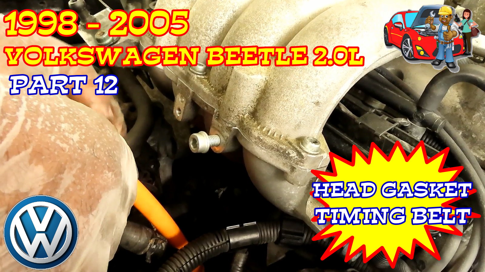 PART 12 - 1998-2005 Volkswagen Beetle Head Gasket And Timing Belt Replacement