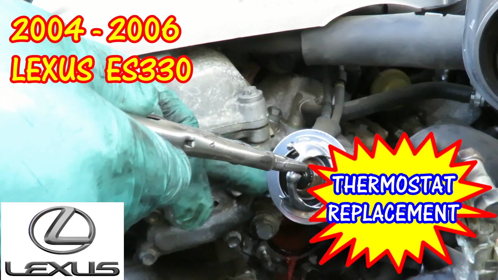 2004-2006 Lexus ES330 Thermostat Replacement