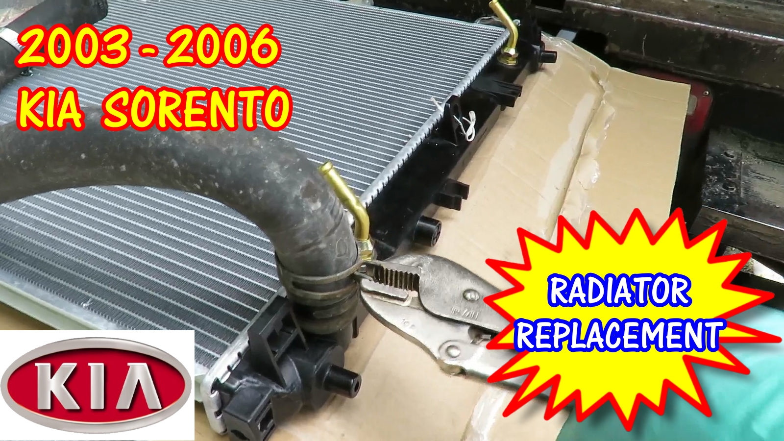 2003-2006 Kia Sorento Radiator Replacement