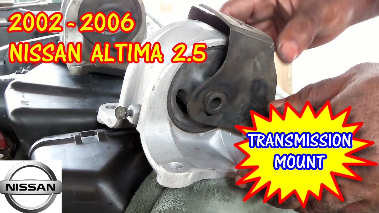 2002-2006 Nissan Altima Transmission Mount Replacement