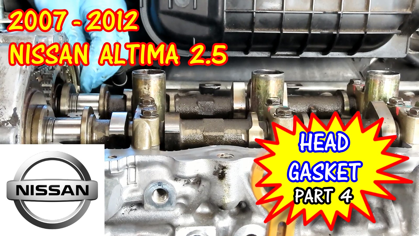 Nissan Rogue Nissan Altima Nissan Sentra Head Gasket Replacement. Part 4