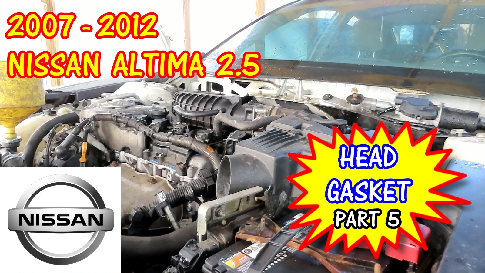 Nissan Rogue Nissan Altima Nissan Sentra Head Gasket Replacement. Part 5