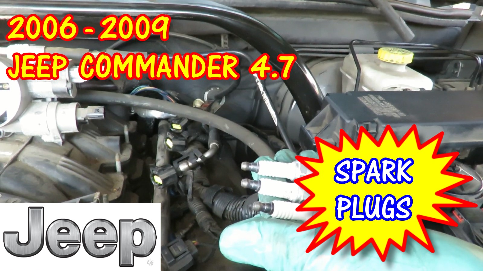 2006-2009 Jeep Commander Spark Plugs Replacement