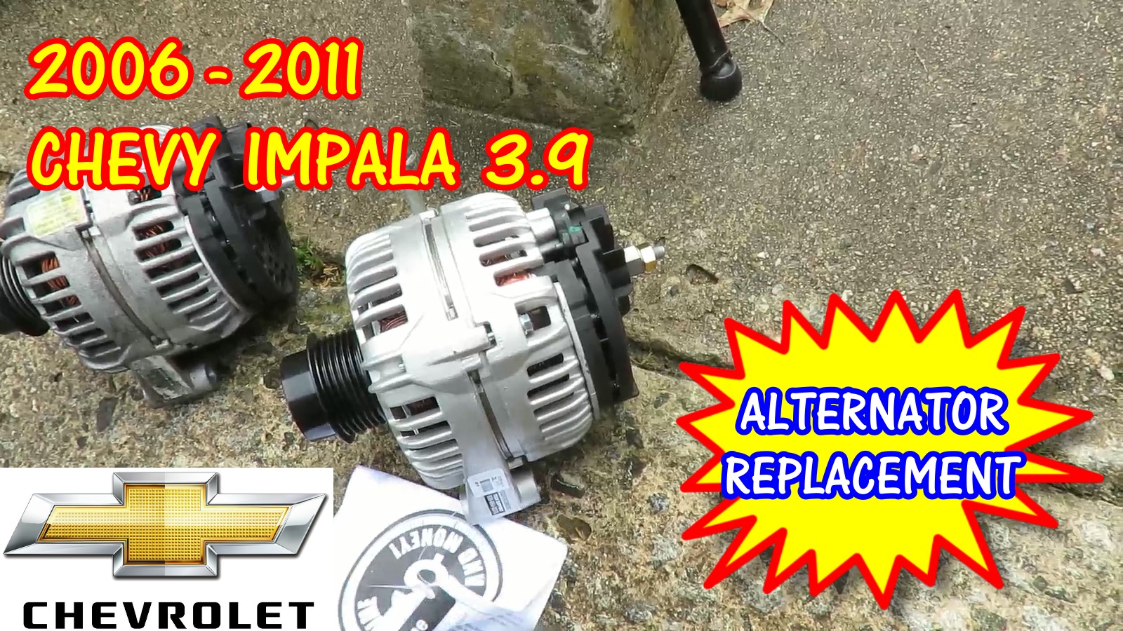 2006-2011 Chevy Impala Alternator Replacement