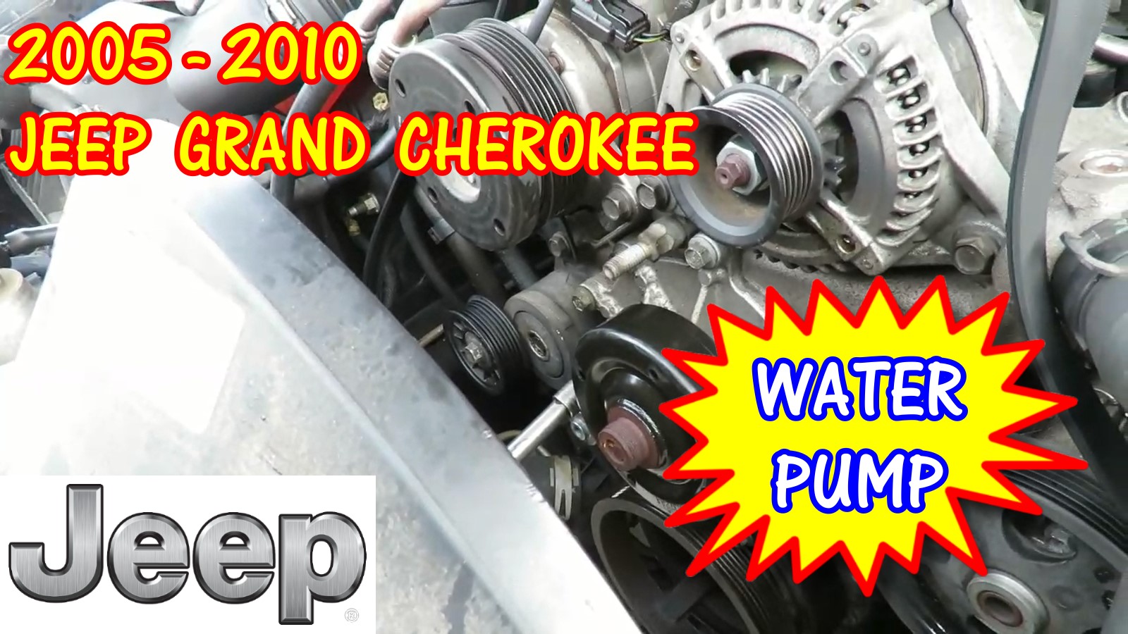 2005-2010 Jeep Grand Cherokee Water Pump Replacement