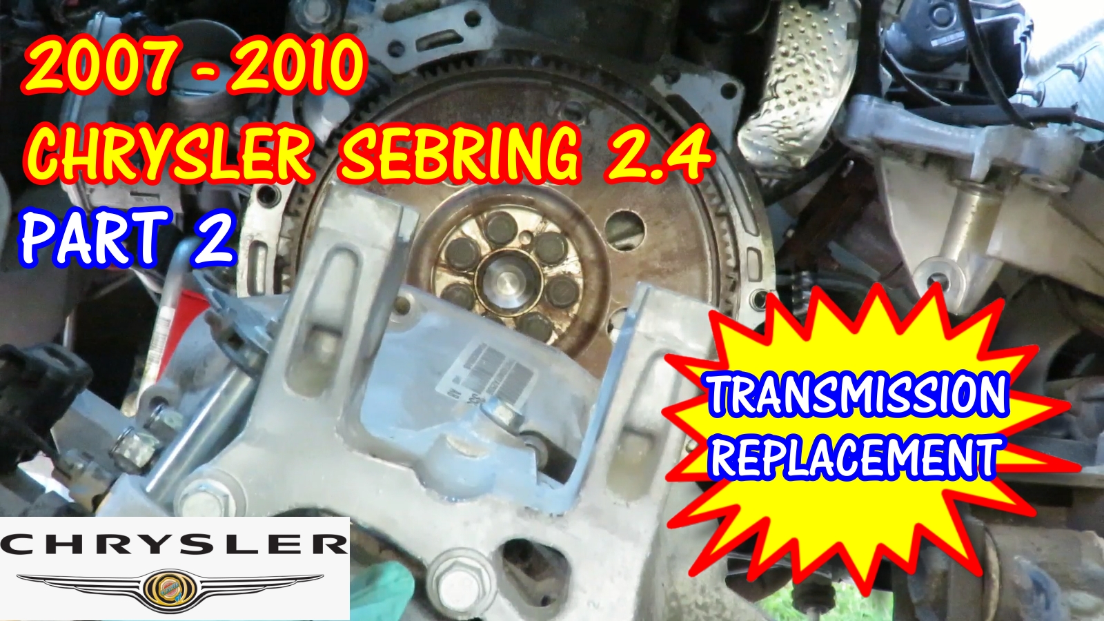 Chrysler Sebring Dodge Journey Dodge Avenger Transmission Replacement - Part 2