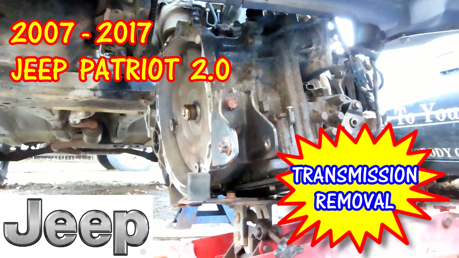 2007-2017 Jeep Patriot Transmission Removal Procedure