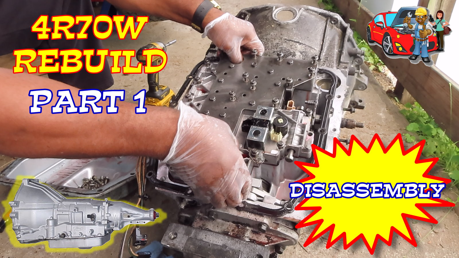 How To Completely Rebuild The 4r70w Transmission - Disassembly Part 1