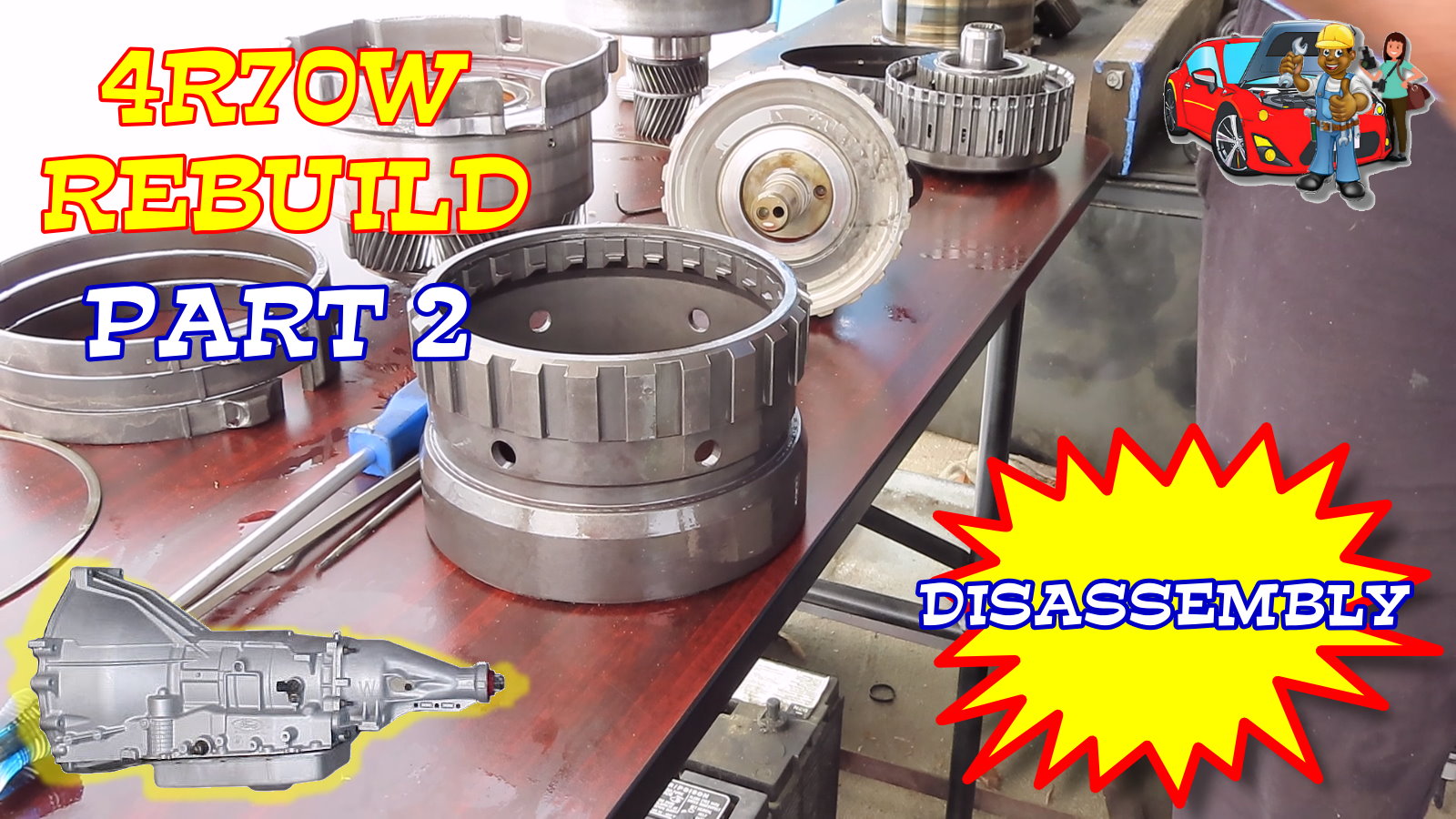 How To Completely Rebuild The 4r70w Transmission - Disassembly Part 2