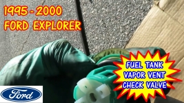 1995-2000 Ford Explorer fuel tank vapor vent check valve replacement