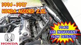 1994-1997 Honda Accord P0401 EGR Insufficient Flow Detected