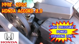 1998-2002 Honda Accord High Pressure Power Steering Line Replacement