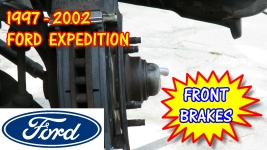 1997-2002 Ford Expedition front brake pads replacement