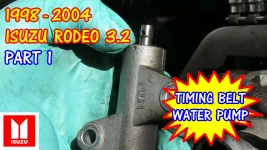 (PART 1) 1998-2004 Isuzu Rodeo Timing Belt Water Pump Replacement