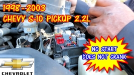 1998-2003 Chevy S10 Pickup Does Not Start And Does Not Crank