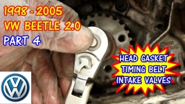 (PART 4) 1998-2005 Volkswagen Beetle Head Gasket Timing Belt Replacement