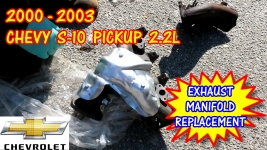 2000-2003 Chevy S10 Pickup Exhaust Manifold Replacement