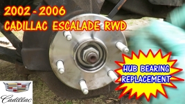 2002-2006 Cadillac Escalade Front Wheel Hub Bearing Replacement RWD