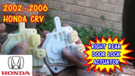 2002-2006 Honda CRV Right Rear Door Lock Actuator Replacement