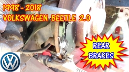 1998-2018 Volkswagen Beetle Rear Brake Pads Replacement