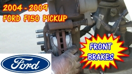 2004-2009 Ford Pickup F150 Front Brake Pads Replacement