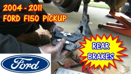 2004-2011 Ford Pickup F150 Rear Brake Pads Replacement