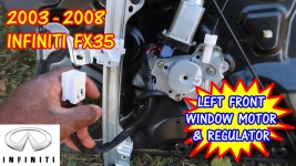 2003-2008 Infiniti FX35 Window Motor And Regulator Replacement