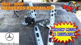 2003-2005 Mercedes Benz ML350 Left Rear Window Motor And Regulator Assembly Replacement