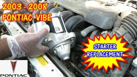 2003-2008 Pontiac Vibe Starter Replacement