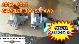 2005-2022 Chrysler 300 AWD All Wheel Drive Starter Replacement