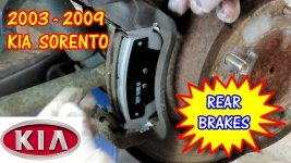 2003-2009 Kia Sorento Rear Brake Pads Replacement