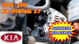 2005-2010 Kia Sportage Alternator Replacement