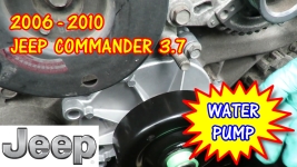 2006-2010 Jeep Commander Water Pump Replacement