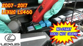 2007-2017 Lexus LS460 Does Not Start Does Not Crank