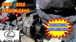 2007-2012 Lexus LS460 Alternator Replacement