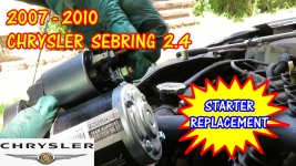 2007-2010 Chrysler Sebring Starter replacement