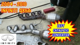 2004-2010 Infiniti QX56 Left Catalytic Converter Replacement