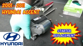 2001-2011 Hyundai Accent Starter Replacement
