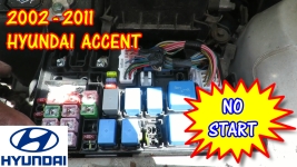 2002-2011 Hyundai Accent NO START And Does Not Crank