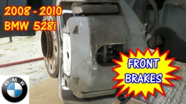 2008-2010 BMW 528i Front Brakes Replacement