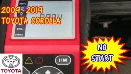2009-2019 Toyota Corolla Does Not Crank does not start
